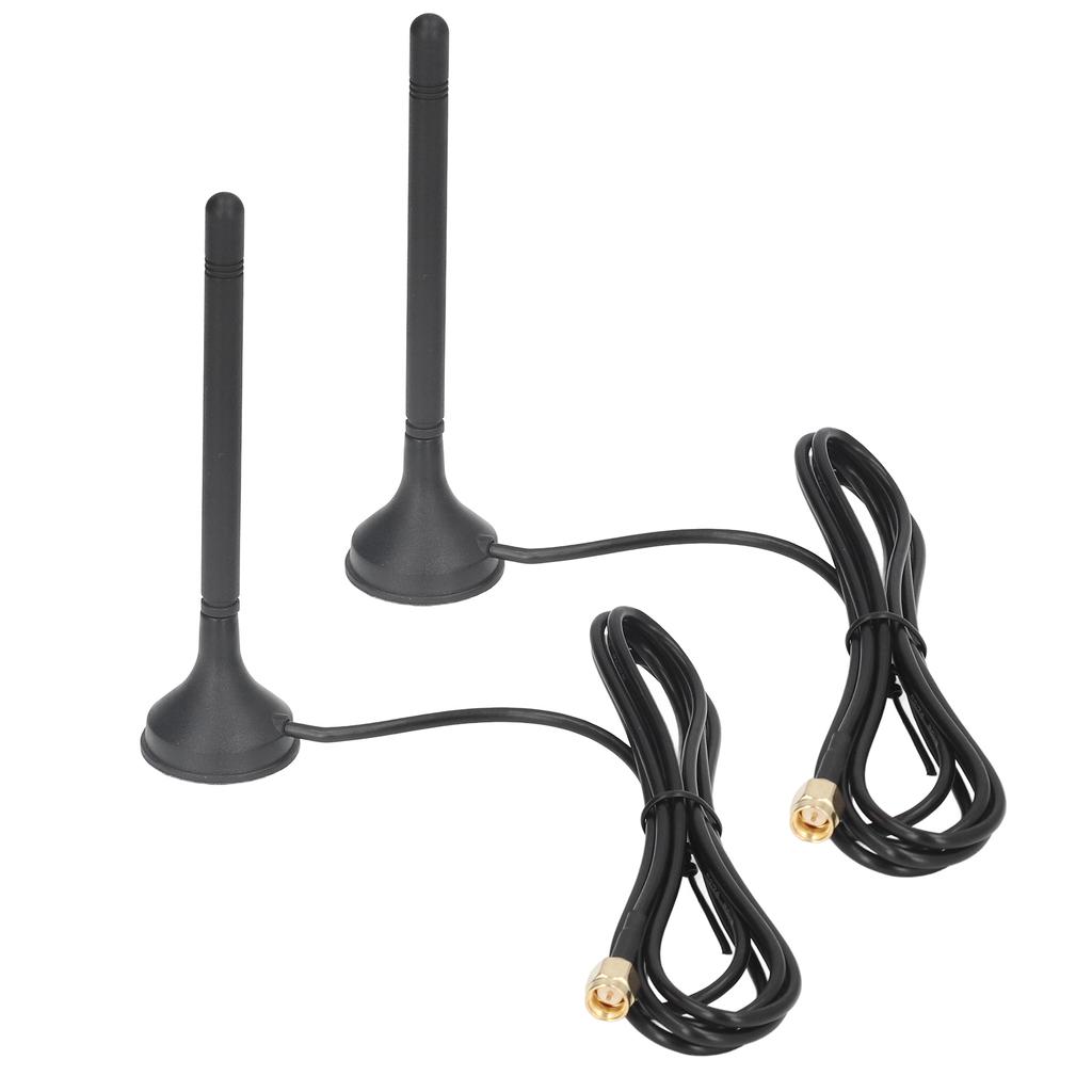 2 stk XPGSM007 Magnetisk Antenne 7002700MHz 3.5dBi Magnetantenne for 4G Ruter Reklamemaskin Salgsautomat