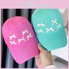 Cute Korean Style Butterfly Bow Cotton Baseball Cap For Women Spring Summer Sun Protection