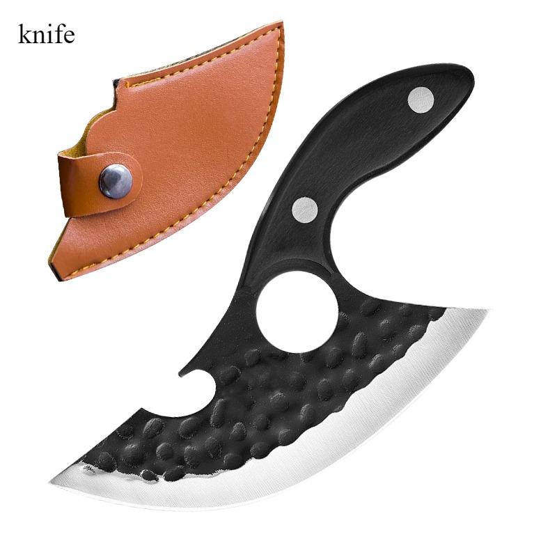 4pcs Boning Knife Sharp Multi-functional Stainless Steel Kitchen Knife Set Household Dividing Pork Meat Cleaver Boning Knife Fruit Knife