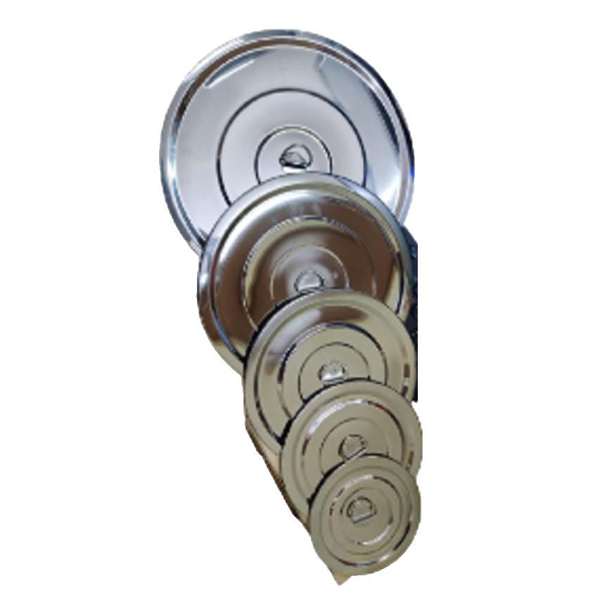 @ Stainless Steel 5 Pcs Bowl Set with Lid Mirror Finishing Classic 2142 Gm Zr-7095-60%Off