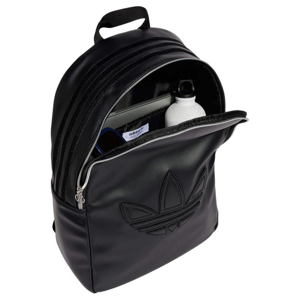 Adidas Originals Lightweight Versatile Texture Polyester Backpack Unisex Backpacks Black IY4056