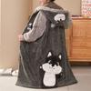 Women's Winter Robe Kimono Belt Pajamas Pajamas Pajamas Flannel Plus Size Home Clothes Women's Pajamas