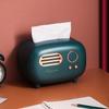 Creative Radio Shape Tissue Box Living Room Luxury Retro Home Restaurant Decoration Paper Box Coffee Table Tissue Case Ornament