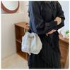 1Pc Fashion Trend Portable Small Bag Women's Bag 2026 New Foreign Style Summer Texture Bucket Bag Single Shoulder Crossbody Women's Bag