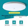 LED Tri-Proof Ceiling Light with Sound, Light, and Motion Sensing for Hallways