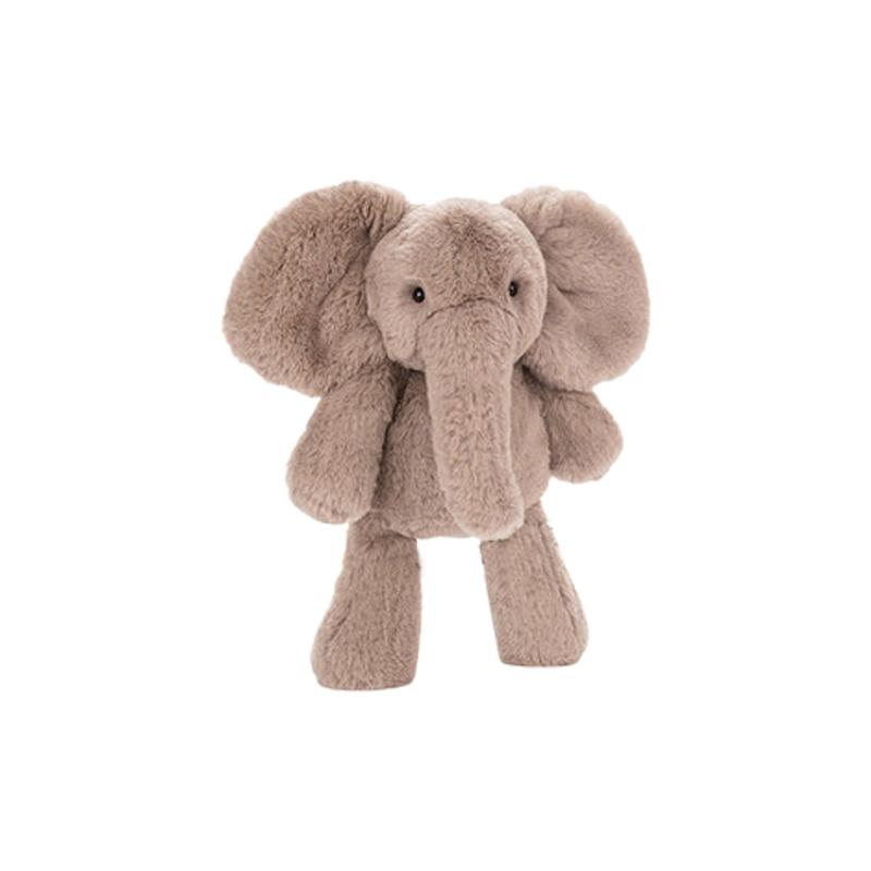 JELLYCAT Jungle Animals Smudge Baby Elephant Doll Plush Doll Sitting 34cm high