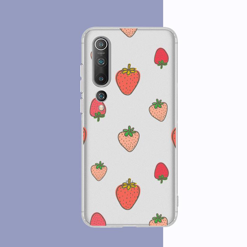 Pfirsich Erdbeere Handyhülle Für Redmi Note 5 7 8 9 10 A K20 pro max lite für Xiaomi 10pro 10T