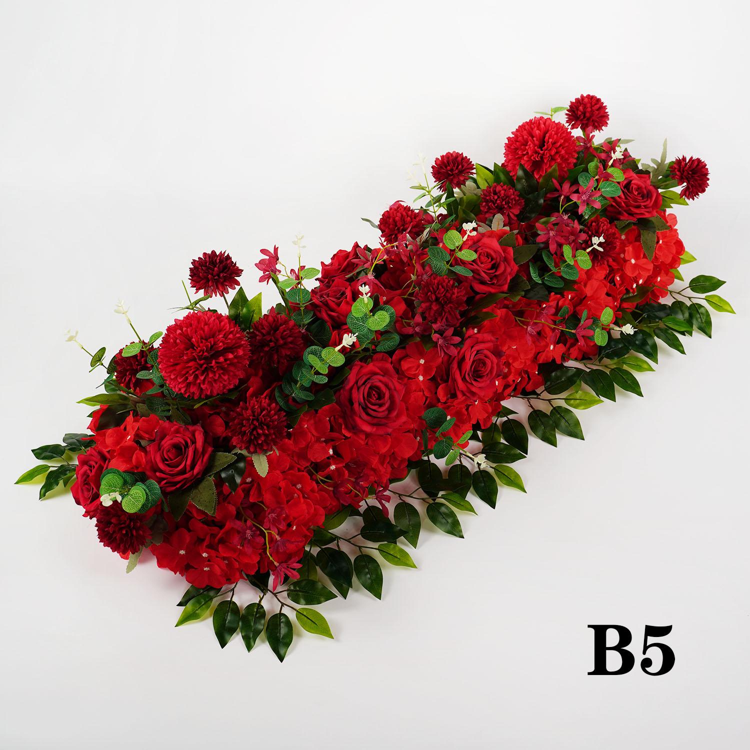 

Artificial 100CM Flower Row Wedding Table Flower Floor Row Arrangement Flower Background Party Flower Decoration 100CM