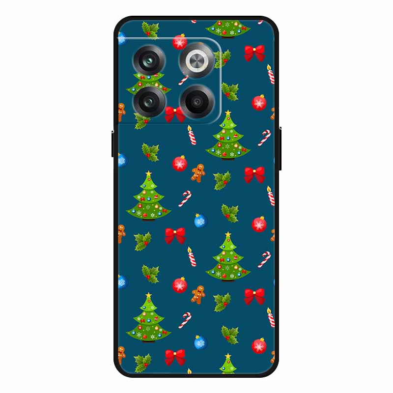 For Oneplus 10T Case 10 Pro Christmas Silicone Soft TPU Cover for Oneplus Nord N20 SE One plus ACE Pro 10T Coque New Year Gift