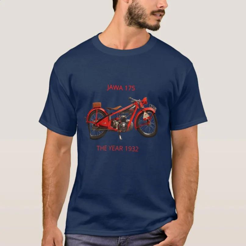 Vintage Russian JAWA 175 Motorcycle T-Shirt 100% Cotton O-Neck Summer Short Sleeve Casual Mens T-shirt Size S-3XL