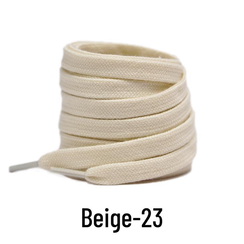 Double-Layer Cotton Shoelaces for Sports, Casual, Skate, and White Shoes