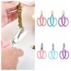Pink Garden Pruning Shears Purple Floral Scissors Garden Scissors  for Bonsai Fruit Trees