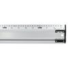 Shinwa Sokutei Aluminum Cutter Ruler, Cut Master PROTECT, 2m, Dual Graduations, 65068