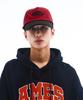 AMES-WORLDWIDE Symbol Logo Twotone Ball Cap Red