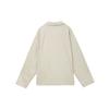 Adidas FW24 Tech Textured Series Logo Pattern Sports Casual Polo Jacket Men Jacket Sesame Earth-Grey JI8687