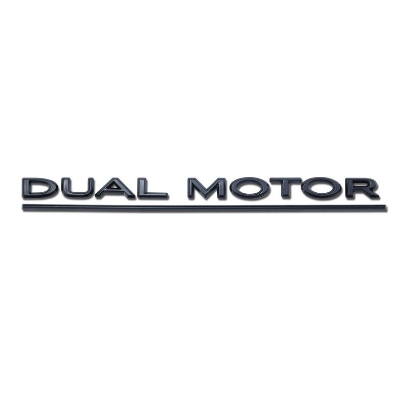 Compatibile con Tesla Dual Motor, Model 3, auto modificata e badge posteriori SpaceX.