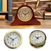 Multifunctional 3Inch Clock Insert Replacement with Arabic Numeral Display Snooze Clock Head Repair for Craft Projects