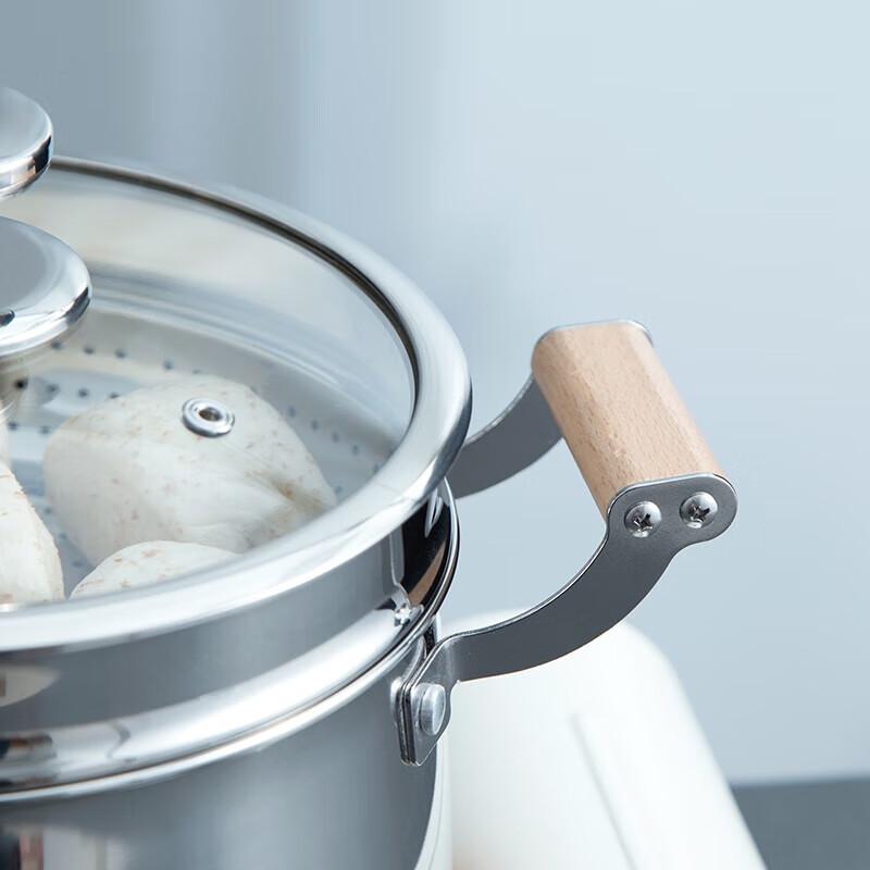 304 Stainless Steel Double-Layer Steaming Soup Pot