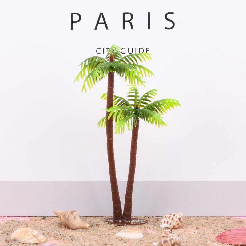 Forest Leaves Cake Topper: Apple & Coconut Tree Decor with Free Shipping