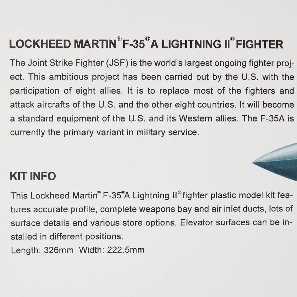 Meng Model 48 Lightning II Fighter Ls-007 1 - F-35a