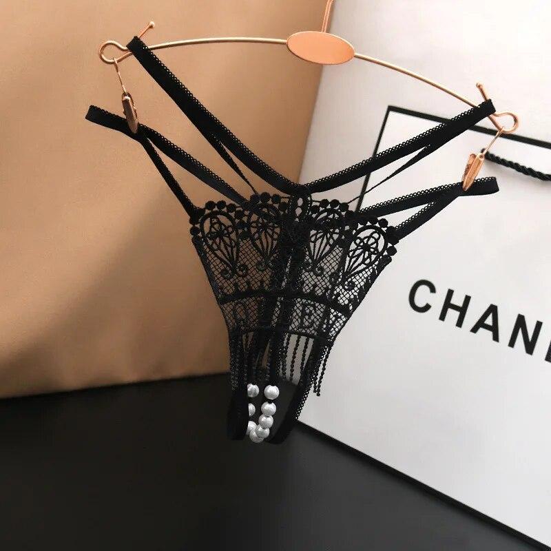 Frauen Sexy Tanga Transparent Aushöhlen Dessous Niedrige Taille Weibliche Spitze G-string Atmungsaktive Höschen Unterwäsche Slips Thongs