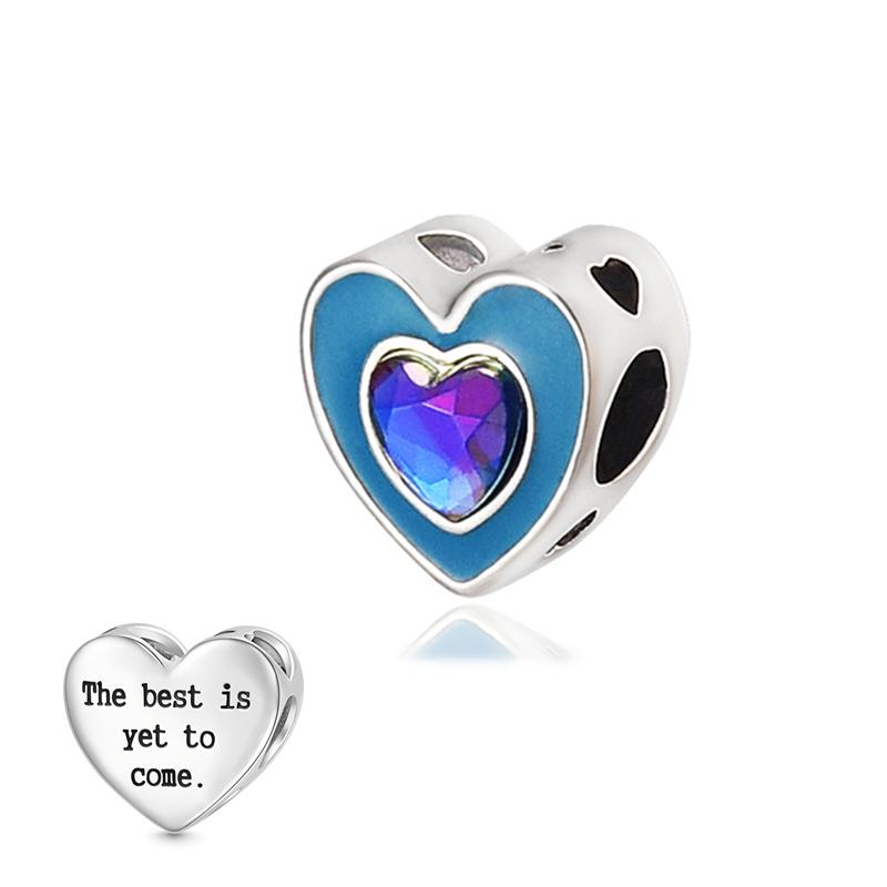 Fine Blue Starry Sky Series Astronaut Star & Crescent Moon Mysterious Alien Sun Fit Original Bracelet Diy Jewelry Gifts