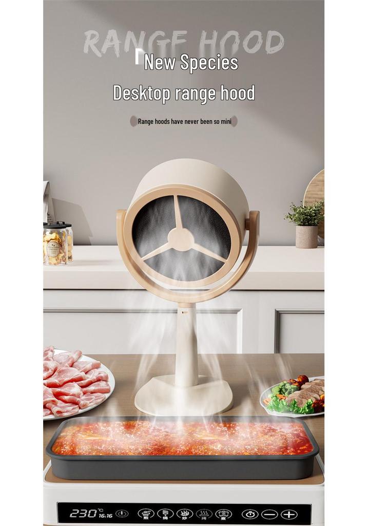 USB Desktop Mini Range Hood Air Purifier - Creative New Style Portable Gift