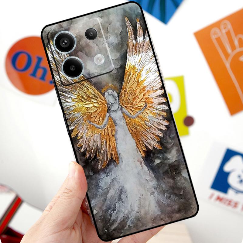 Fantasy Angel Girl Wings Funda For Xiaomi Redmi Note 14 Pro 10 11 12 13 Pro 11S 12S Case For Redmi 15 14C 12C 10C 13C
