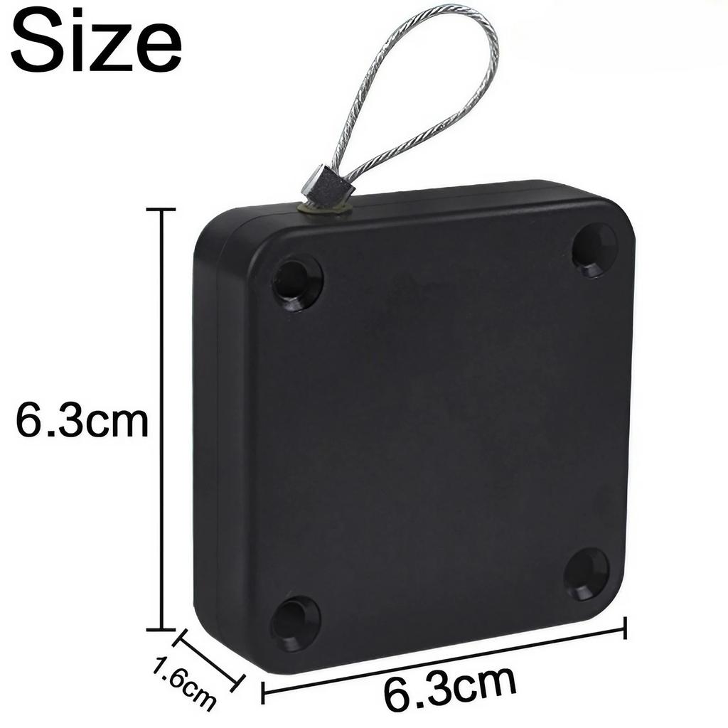 Punch-free Automatic Sensor Door Closer Adjustable Surface Mount Pull Cord Door Closer For Residential Commercial Use