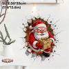 1Pc Santa Claus Wall Sticker Self-Adhesive Vinyl Decal Christmas Decoration Diy Living Room Bedroom Window Glass Cover Scratches