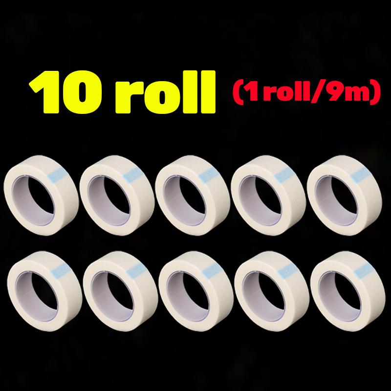 1-30 Rolls Eyelashes Extension PE Adhesive Tape Breathable Easy To Tear Lashes Grafting Under Eye Pad Micropore Tape Makeup Tool