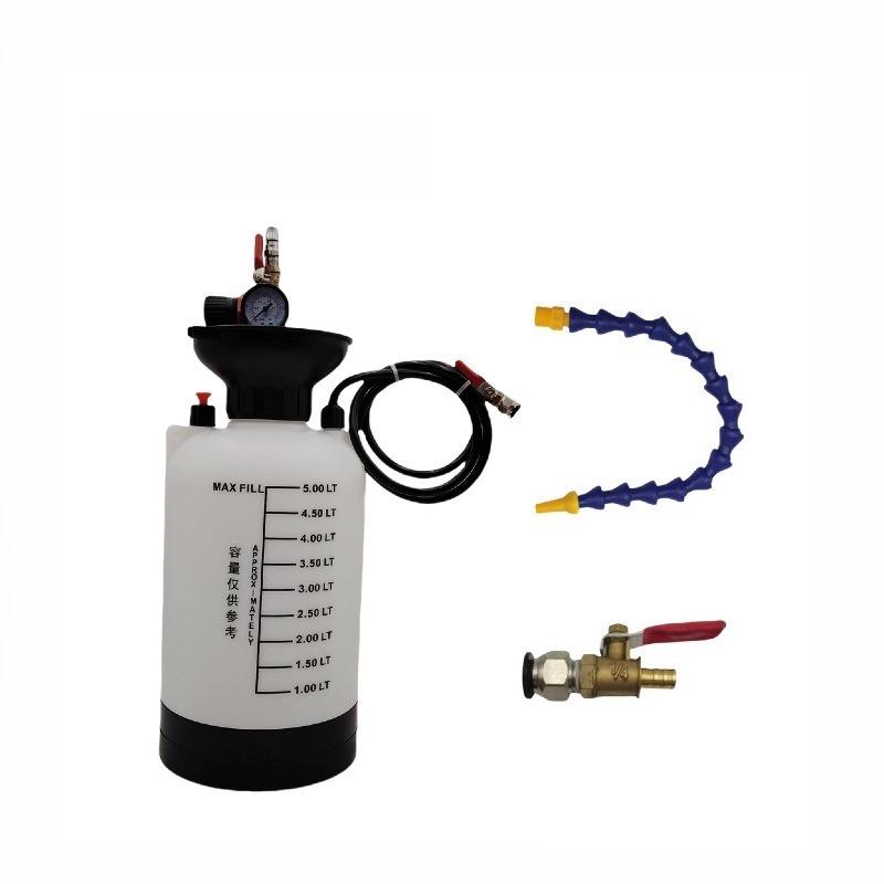 

Ручной масленка высокого давления 5 л, инструмент с выходным давлением 1000 PSI для быстрой заправки трансмиссионным маслом и обслуживания машин, портативный дизайн