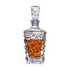 Carved Glass Whiskey Decanter