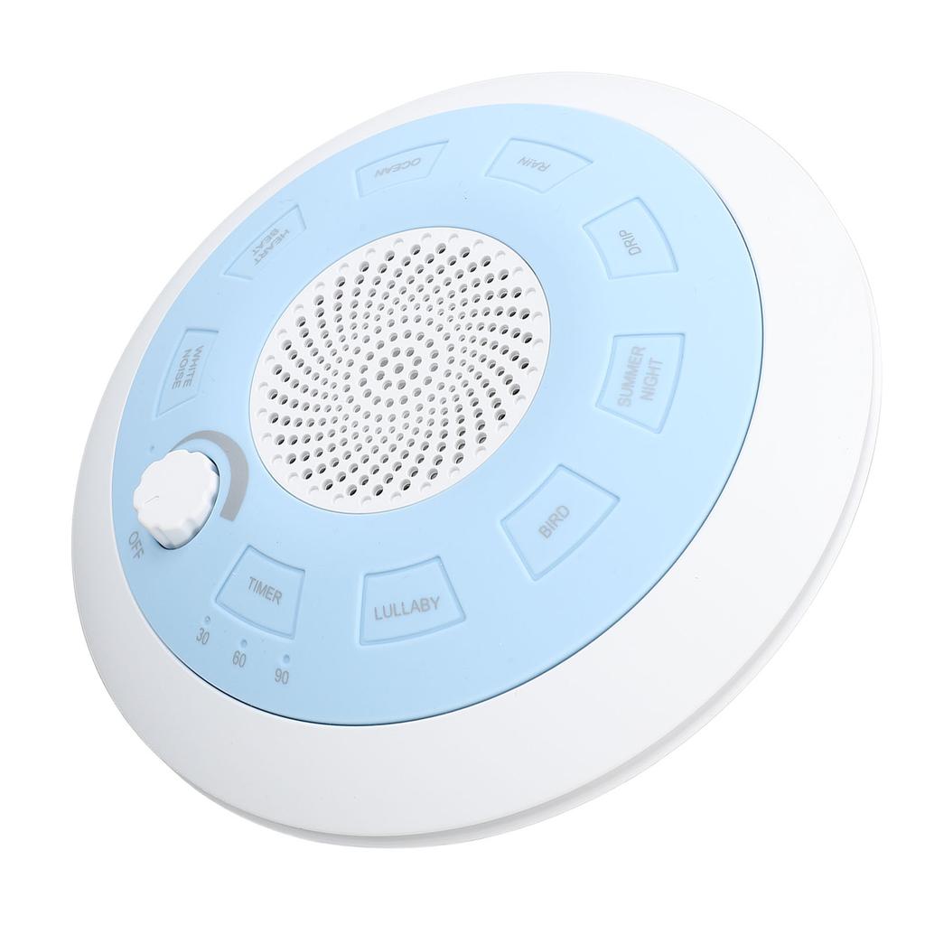 Baby Sound Machine Multipurpose Simulation 8 Sounds USB Rechargeable Automatic Off Timer Portable White Noise Machine