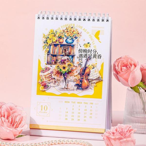10 Stück Aufkleberpaket der Girls Life Museum-Serie, Material, perfekt für Journaling, DIY, Scrapbooking, Zubehör