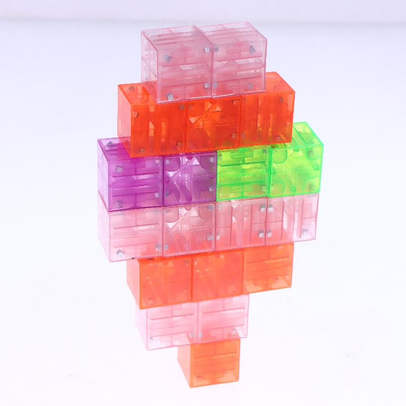 38/68/100Pcs Color Magnetic Building Blocks Cube Toys For Exquisite Holiday Gifts Magnetic Square Building Blocks