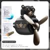 1SET/2PCS Pilots Car Air Fresheners Bear Dog Vent Clip Perfume Accessories Decoration Scent Fragrance Diffuser Airplane Ornament