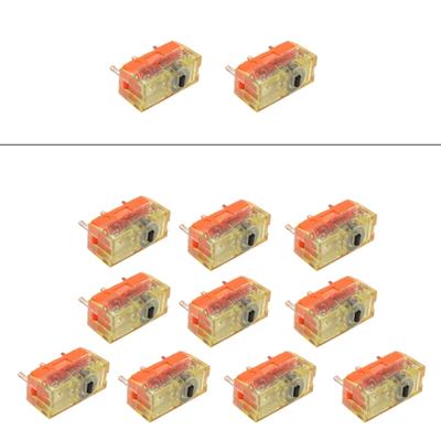 2/10Pcs 3Pins TTC Dustproof Gold Mouse Micro Switches Micro Button 100 Million Clicks Gold Contactors