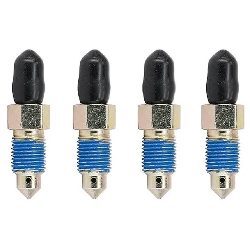 4-Piece Speed Bleeder Kit with Dust Caps - M10x1.0-35.4mm
