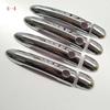 ABS Chrome Door Handle Cover Trim for Renault Megane ii 2 MK2 2002 2003 2004 2005 2006 2007 2008 Car Styling Sticker Accessories