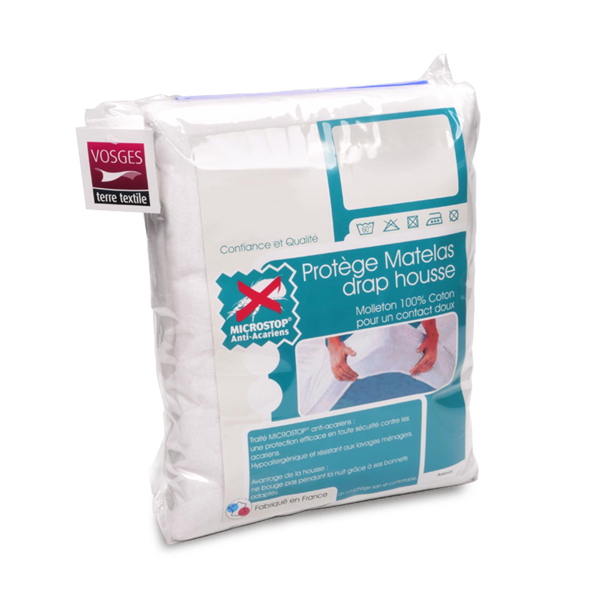 Absorbent Mattress Pad Antonin White 180x200 Large 30cmbuy at a