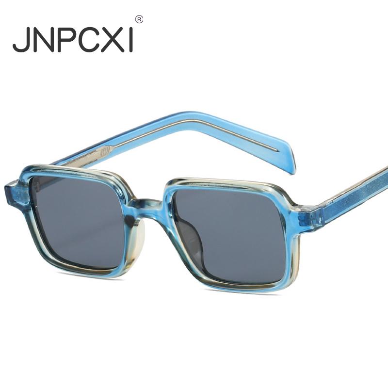 Square Quality Sunglasses Women Shades UV400 Retro Trending Rivets Men Gradient Sun Glasses