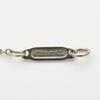 Used TIFFANY&Co. Necklace Fold heart Silver925 5.1g Silver cute