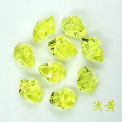100Pcslot 14*11Mm Acrylic Crystal Diamond Pawn Irregular Stone Chessman Game Pieces For Board Game Accessories 10 Colors