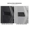 Dashboard Side Air Vent Outlet Cover Trim Bezels For Ford F150 +Carbon Fiber