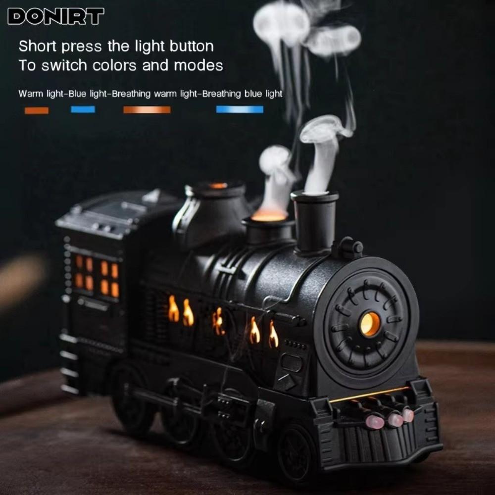 Remote Control Train Shape Diffuser Cool Mist Air Humidifier Essential Oil Diffuser  Home