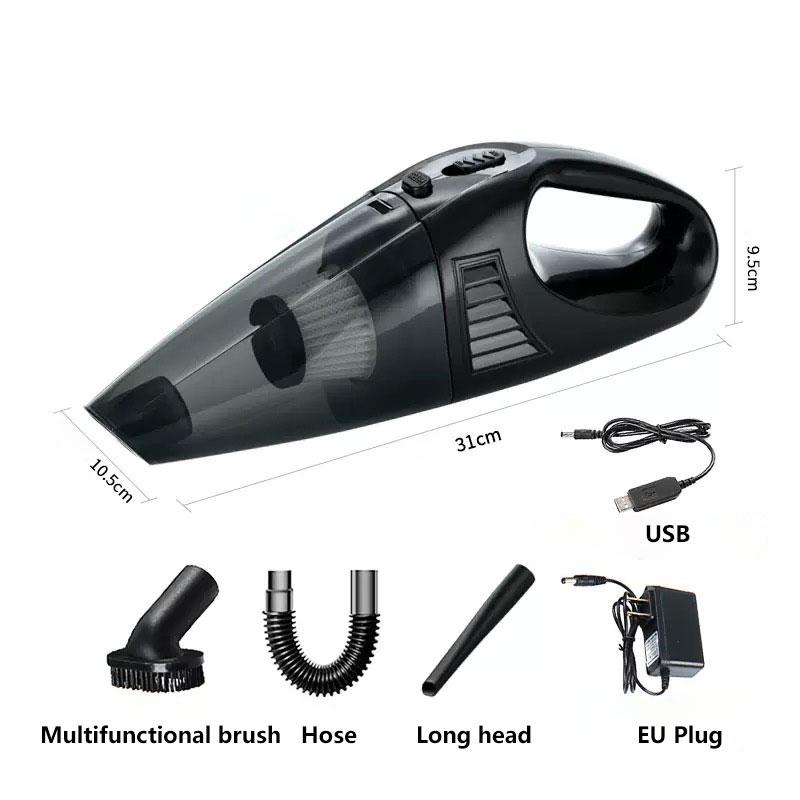 Large Power Wired Wireless Car Vacuum Cleaner Strong Suction Variety of Accessory Combinations for Car Cleaning