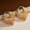 Vintage Multicolor Drip Oil Dangle Earrings Women Heart Irregular Geometric Drop Earrings Fashion Exquisite Party Jewelry Gifts