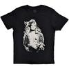 Pink Painty T-Shirt Black New