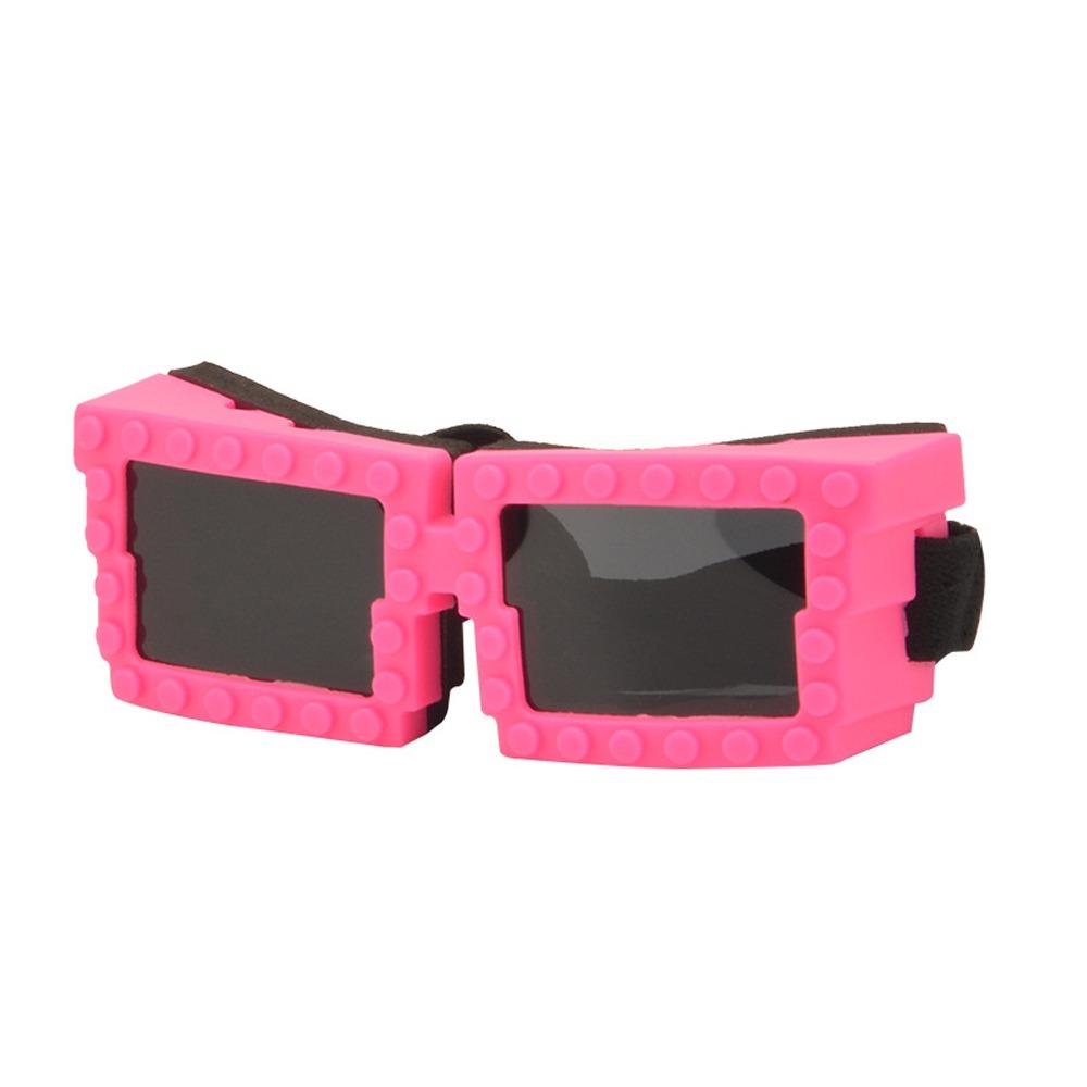 

Novelty Dog Goggles Breathable Protective Eyewear Fashion Windproof Dog Glasses Pet Birthday Party розовый
